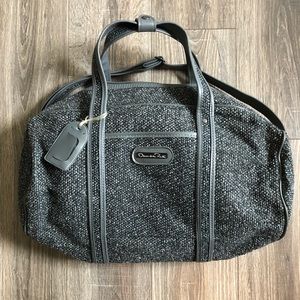 Vintage Oscar de la Renta carry-on luggage bag